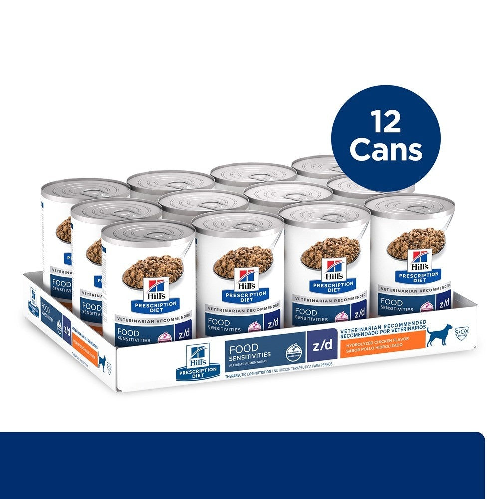 Hill's Prescription Diet Z/D Food Sensitivities Chicken Wet Dog Food
