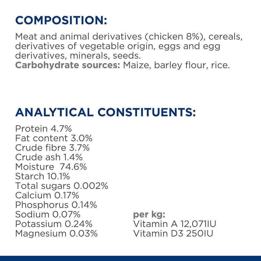 Hill's Prescription Diet W/D Multi-Benefit Chicken Wet Dog Food