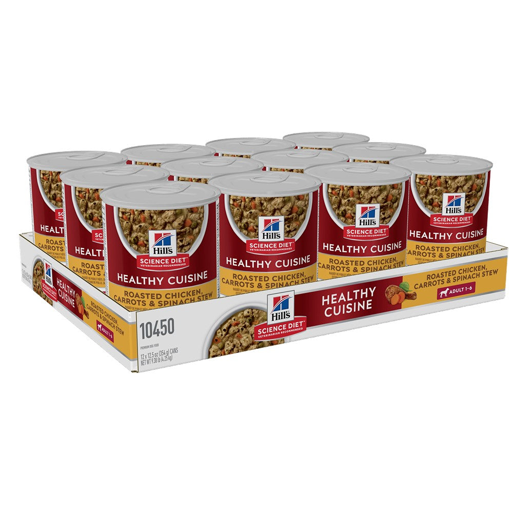 Hills Science Diet Adult Healthy Cuisine Chicken & Carrot Stew Canned Wet Dog Food