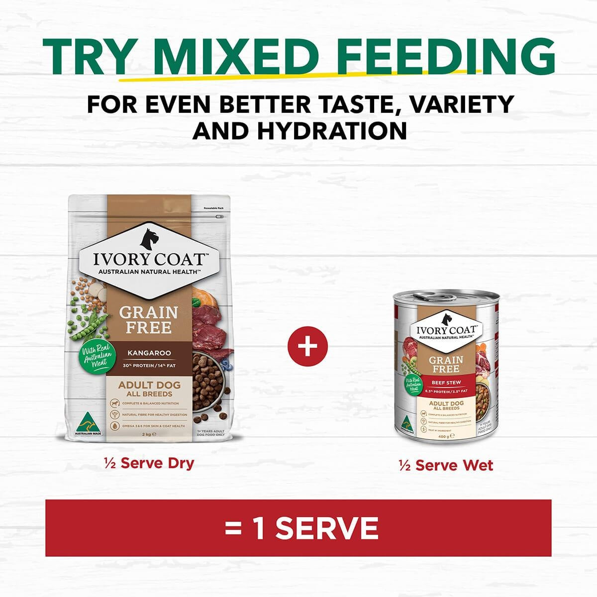 Ivory Coat Grain Free Adult Beef Stew Wet Dog Food
