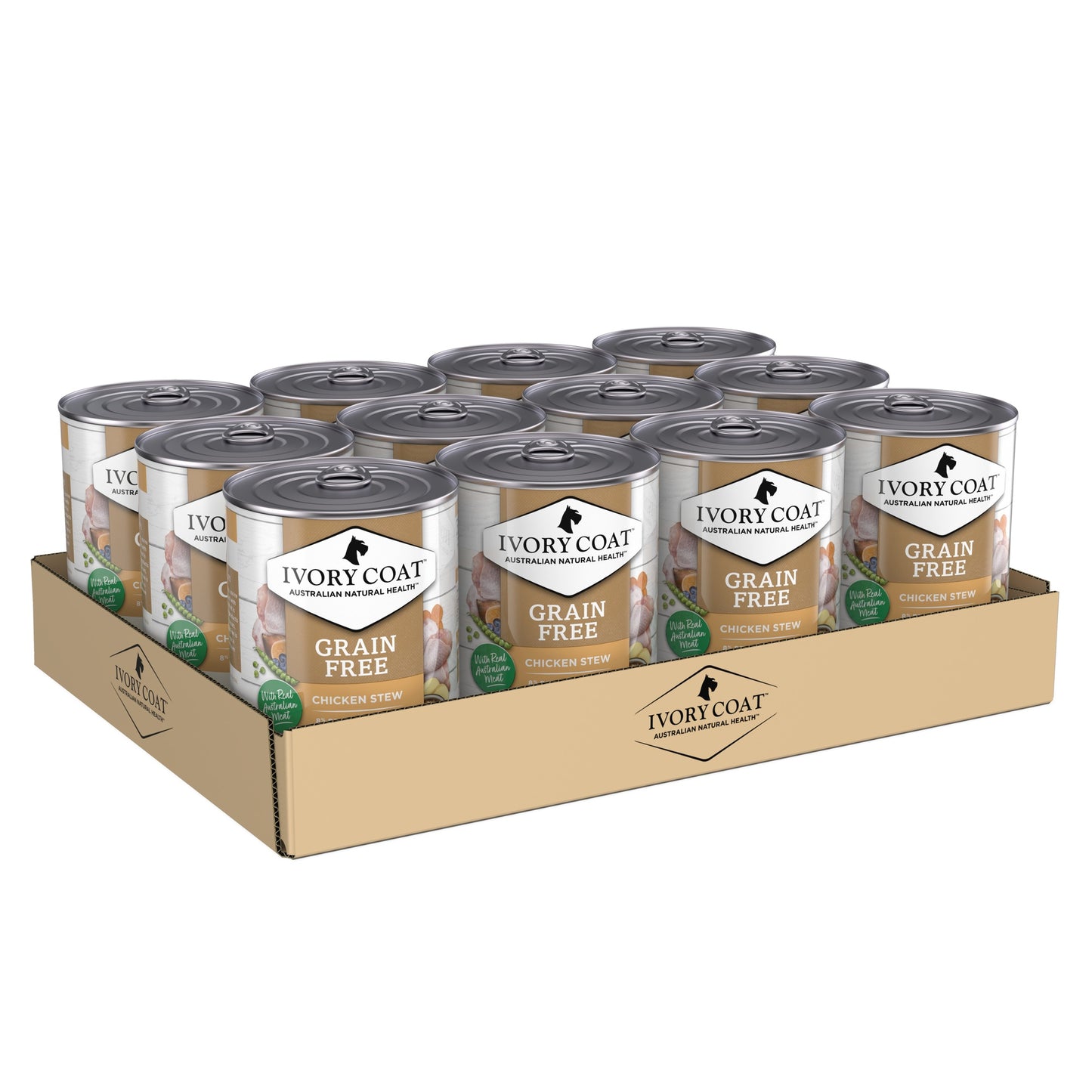 Ivory Coat Puppy Chicken Stew Grain Free Wet Dog Food