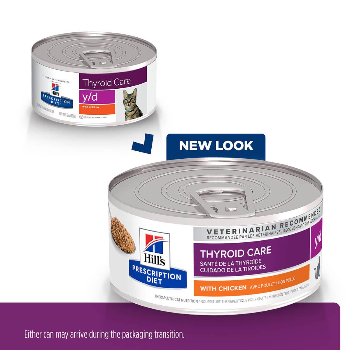 Hill's Prescription Diet Y/D Thyroid Care Chicken Wet Cat Food