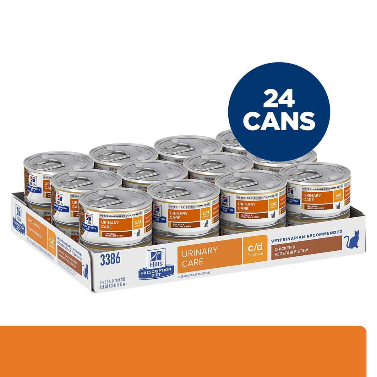 Hill's Prescription Diet C/D Urinary Care Chicken & Vegetable Stew Wet Cat Food