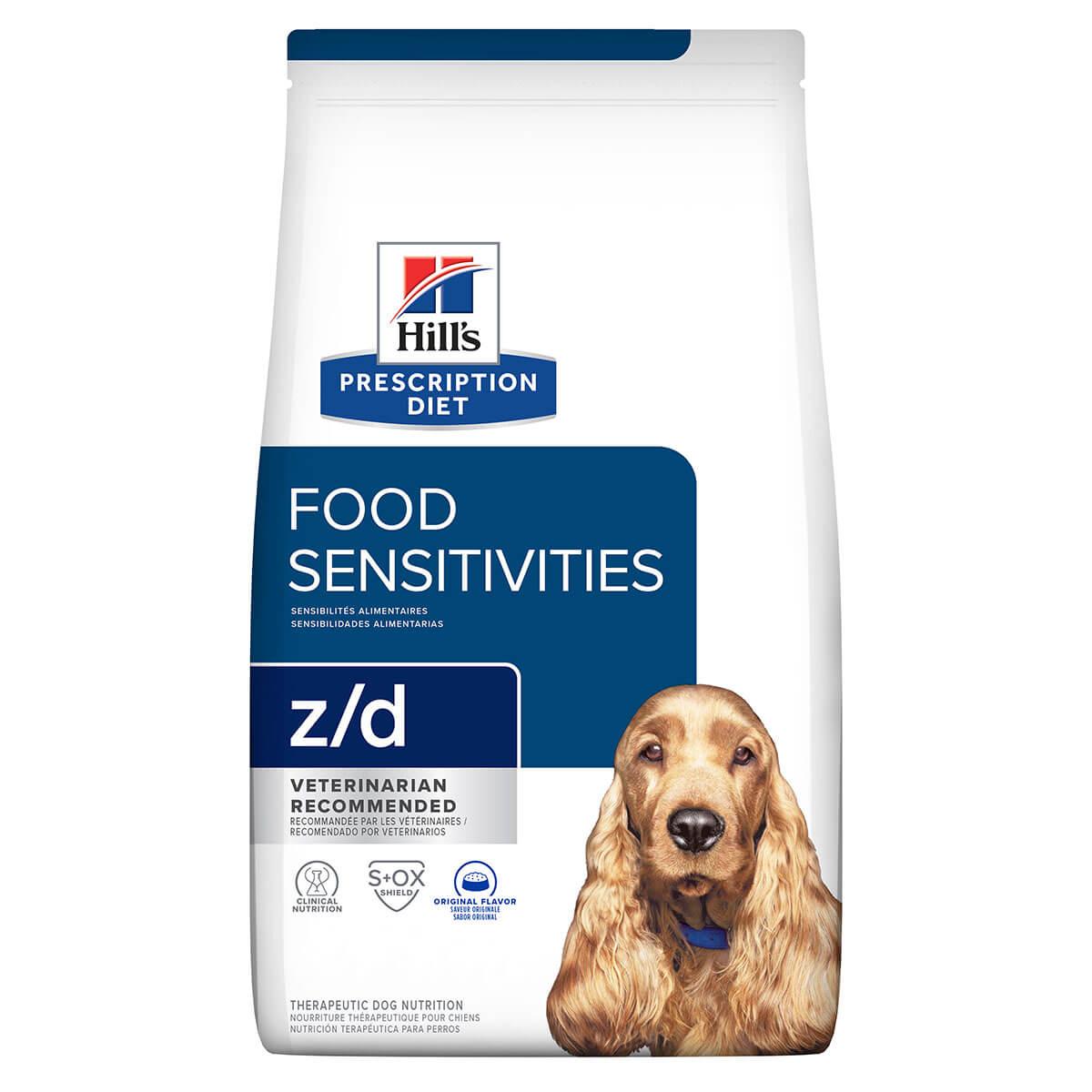 Hill's Prescription Diet Z/D Food Sensitivities Chicken Wet & Dry Dog Food Bundle