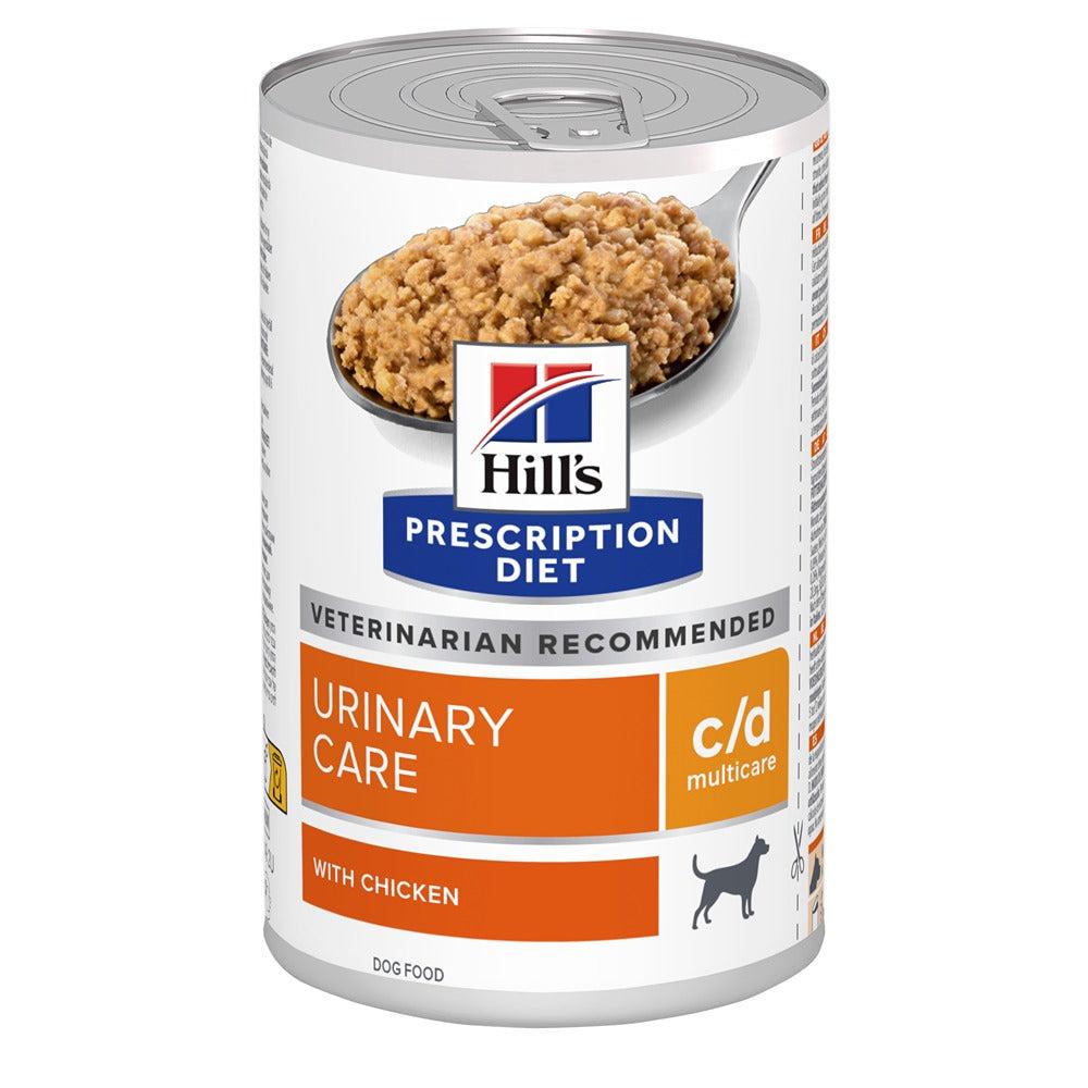 Hill's Prescription Diet C/D Urinary Care Chicken Wet & Dry Dog Food Bundle