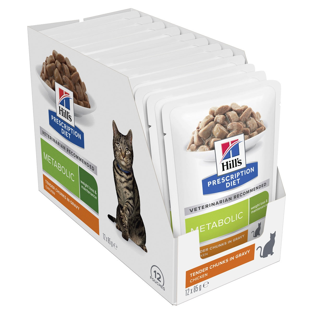 Hill's Prescription Diet Metabolic Weight Management Wet & Dry Cat Food Bundle
