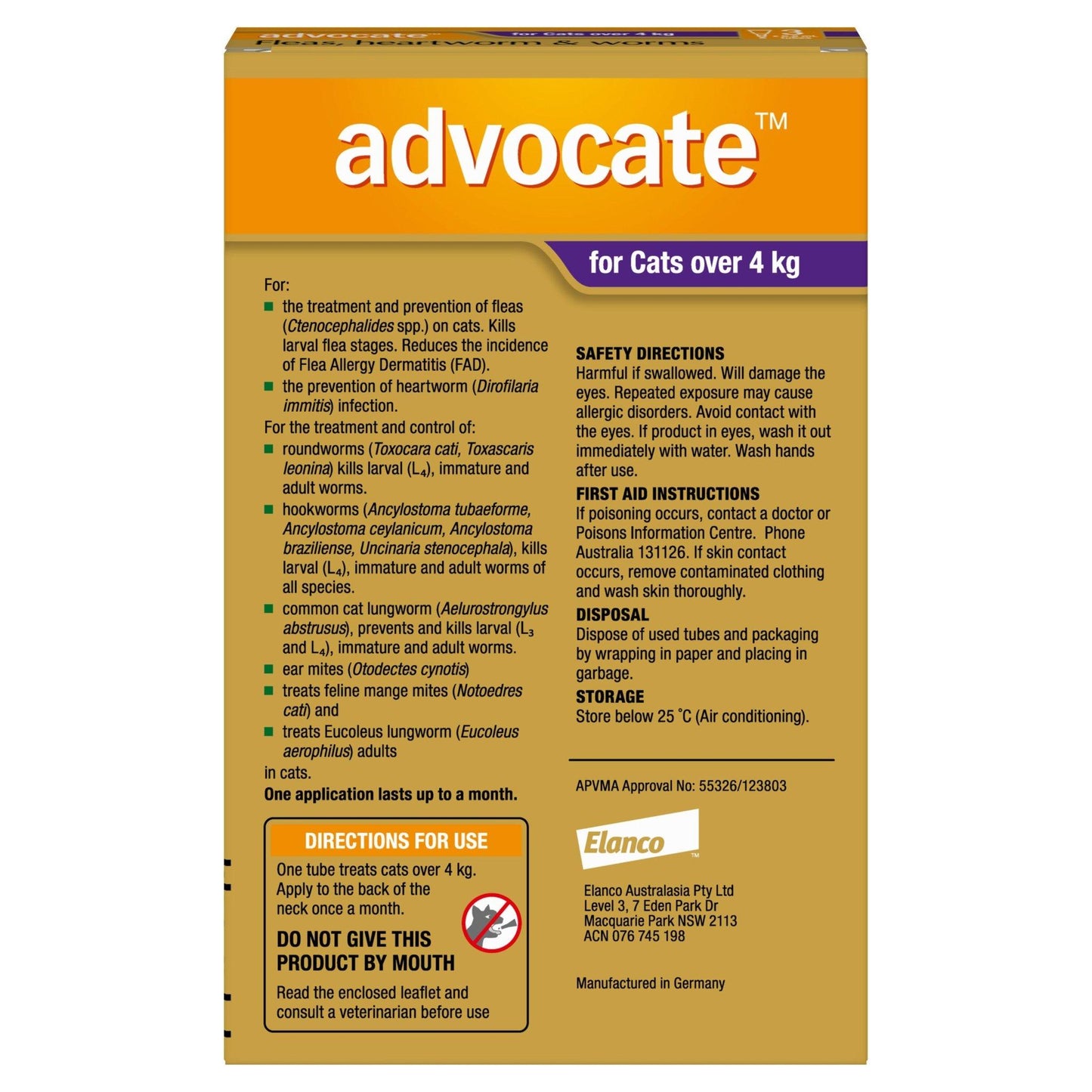 Hill's Prescription Diet Metabolic Weight Management Dry Cat Food & Advocate 3 Pack Bundle