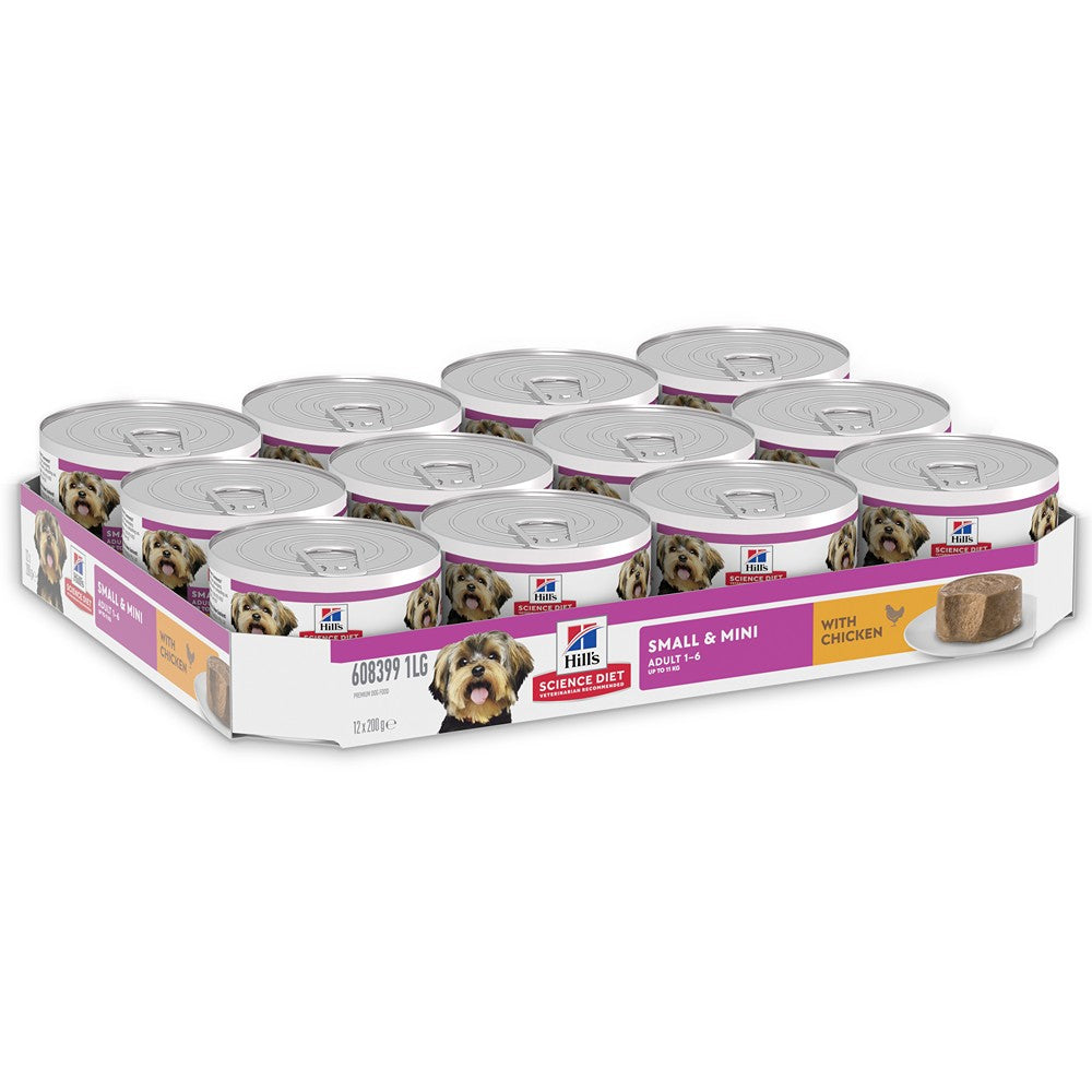 Hill's Science Diet Adult Small & Mini with Chicken Canned Wet Dog Food 200g