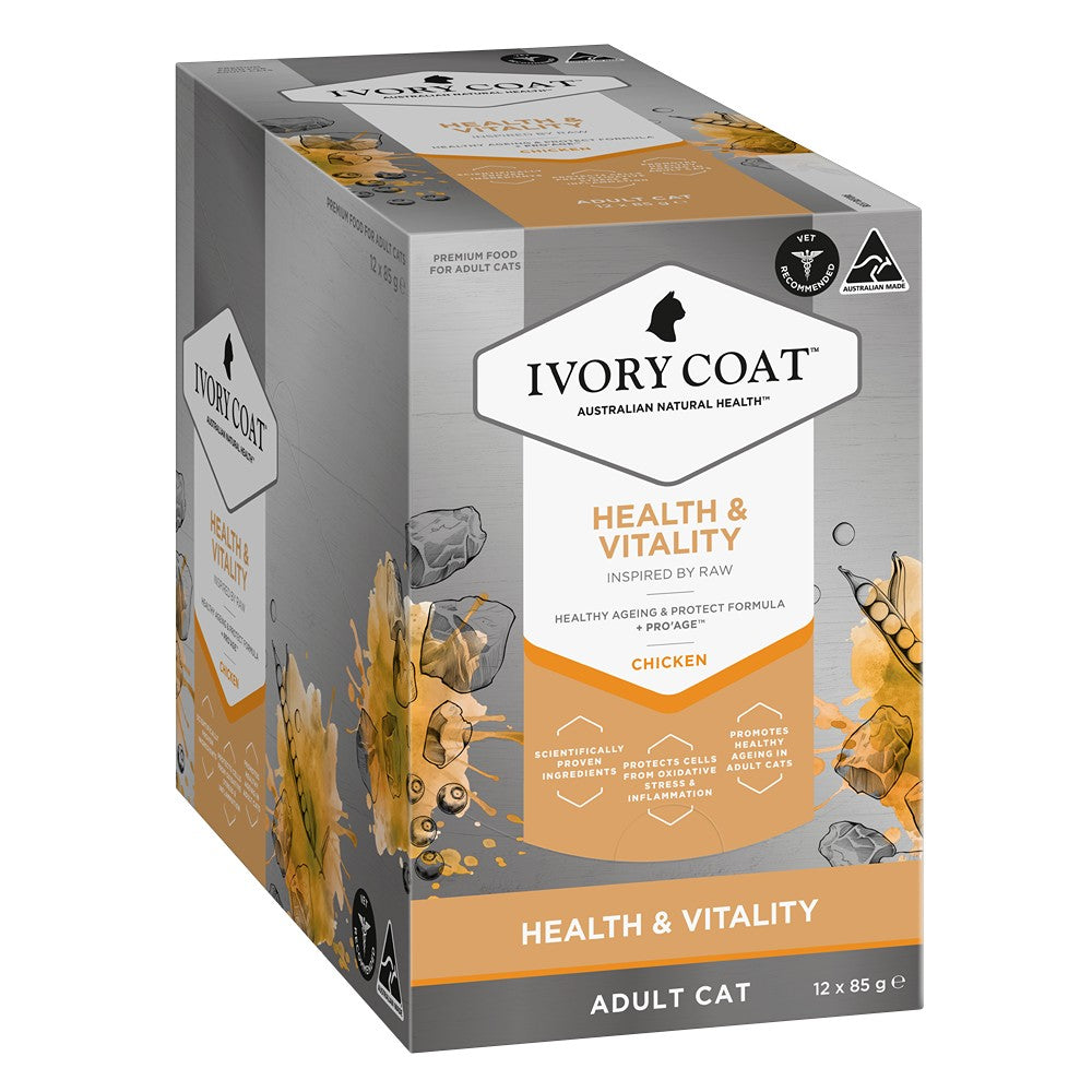 Ivory Coat Health & Vitality Chicken Wet Cat Food