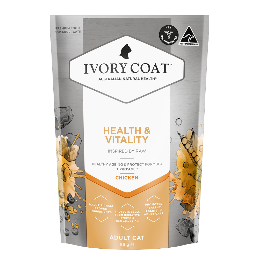 Ivory Coat Health & Vitality Chicken Wet Cat Food