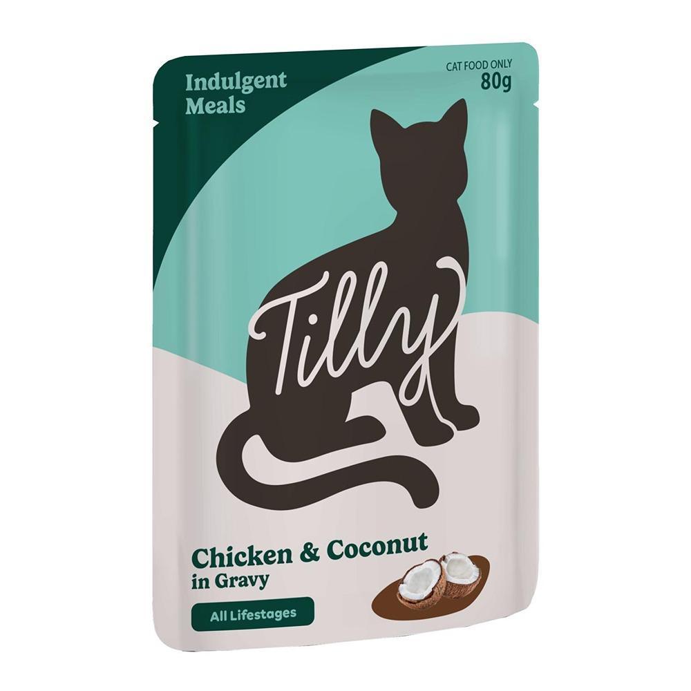 Tilly Indulgent Meals Chicken & Tuna in Gravy Wet Cat Food Bundle
