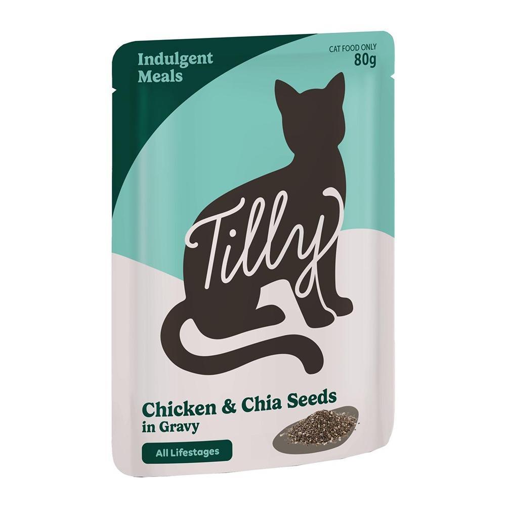 Tilly Indulgent Meals Chicken & Tuna in Gravy Wet Cat Food Bundle