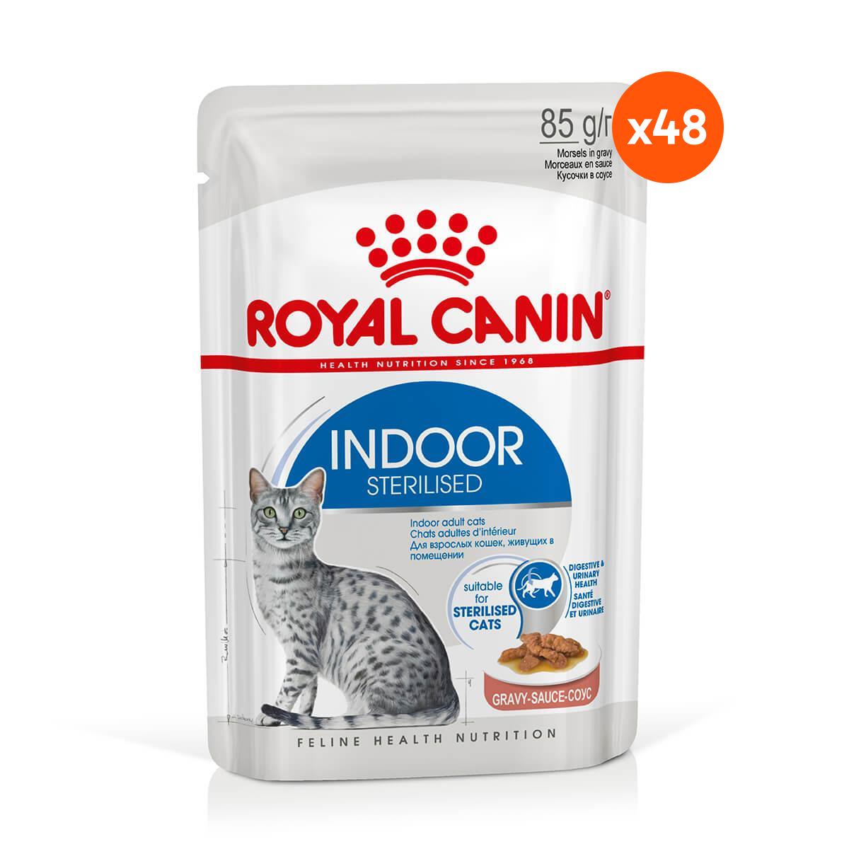 Royal Canin Indoor Sterilised Gravy Wet Cat Food