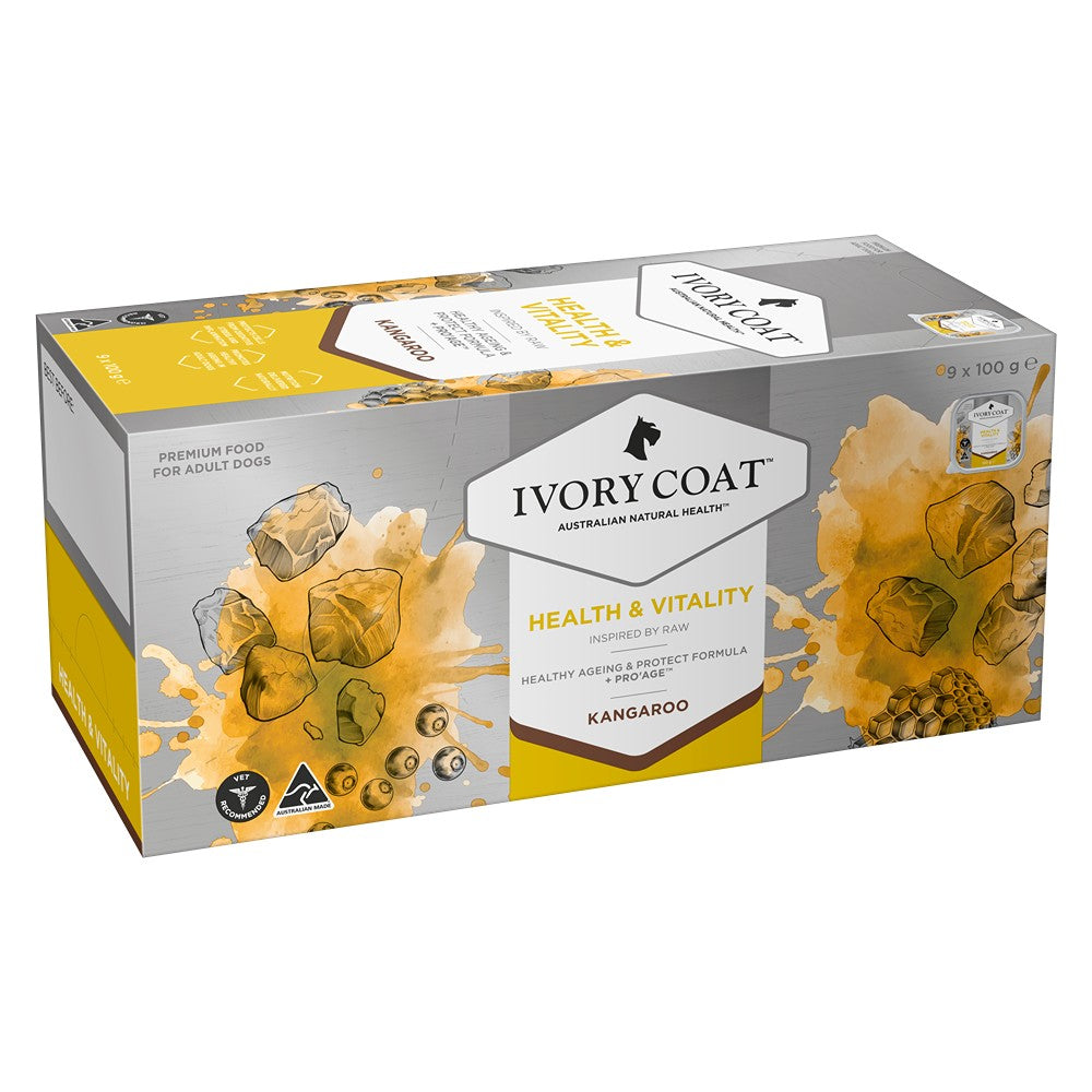 Ivory Coat Inspired by Raw Health & Vitality Wet Dog Food 100g