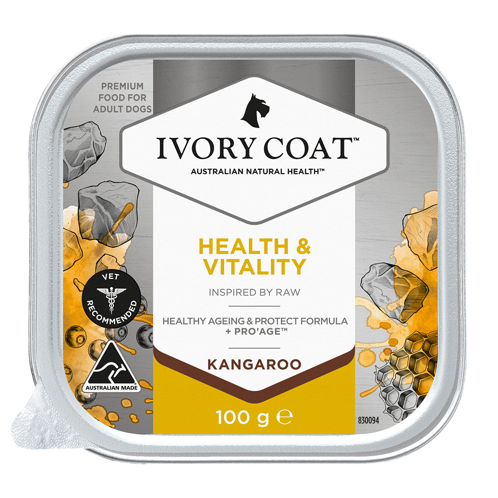 Ivory Coat Inspired by Raw Health & Vitality Wet Dog Food 100g