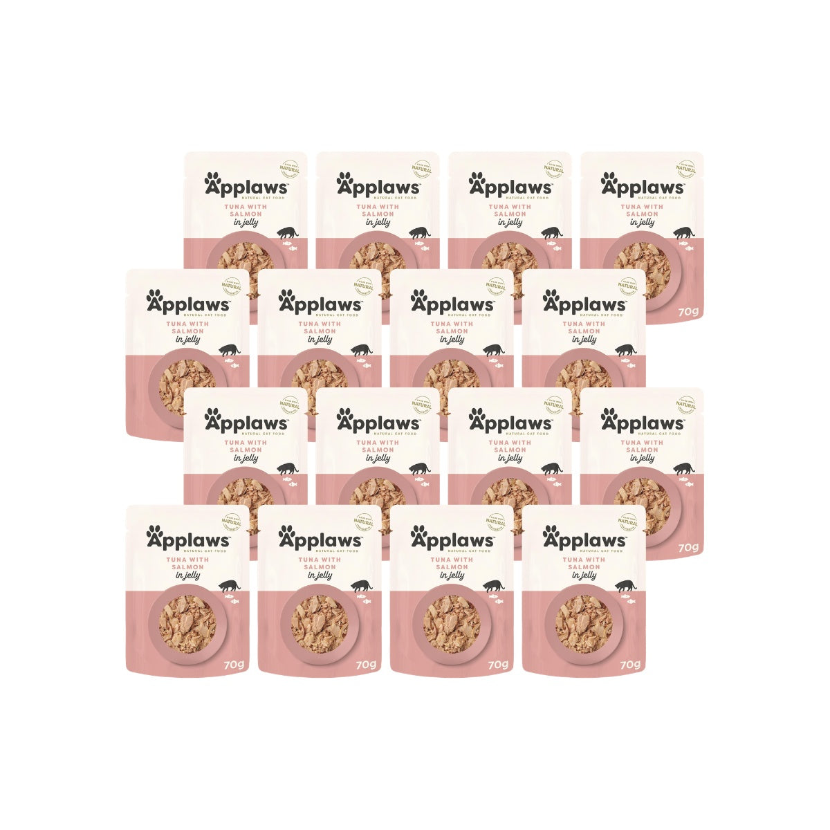 Applaws Natural Tuna with Salmon in Jelly Wet Cat Food Pouch