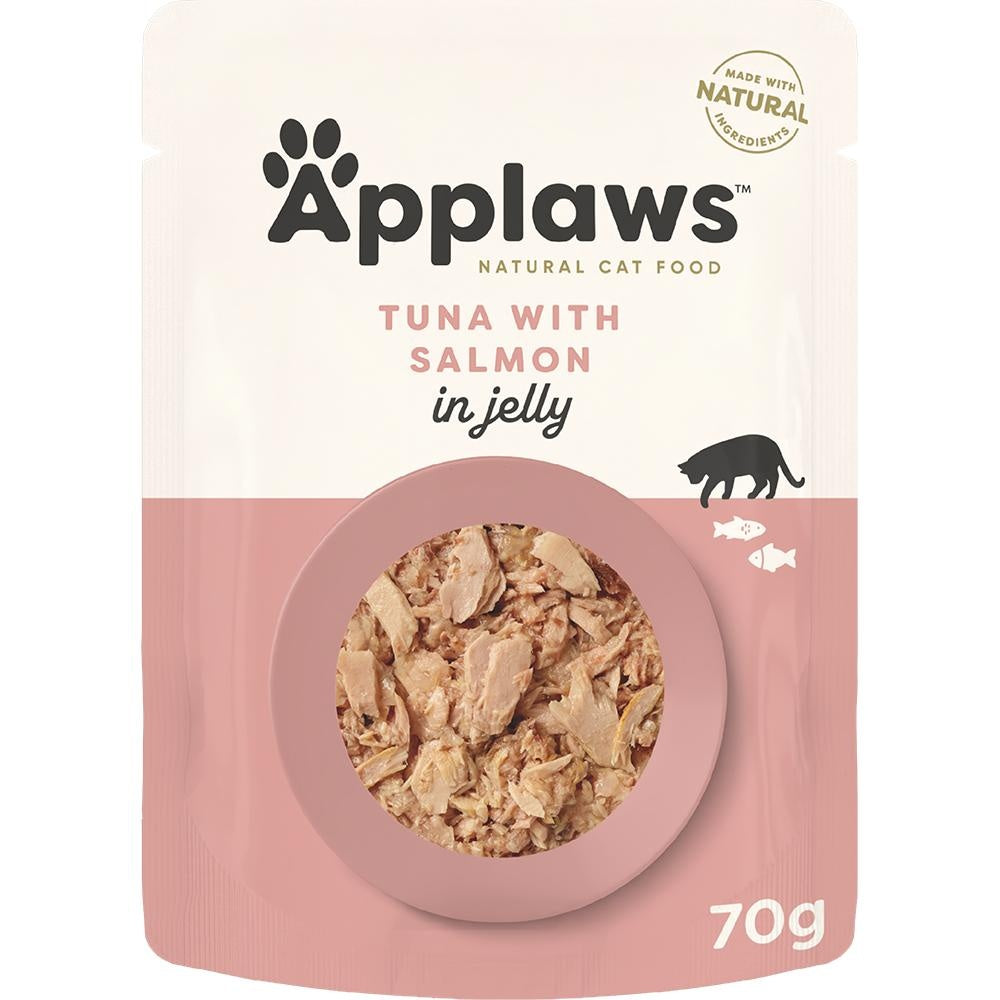 Applaws Natural Tuna with Salmon in Jelly Wet Cat Food Pouch