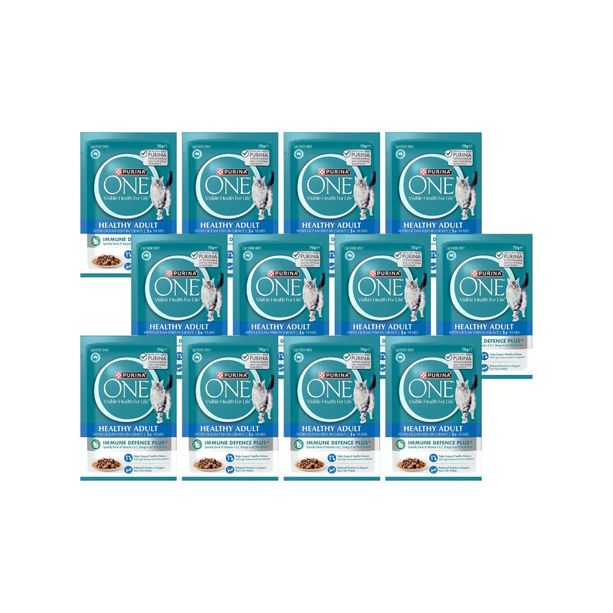 Purina One Adult Ocean Fish Wet Cat Food