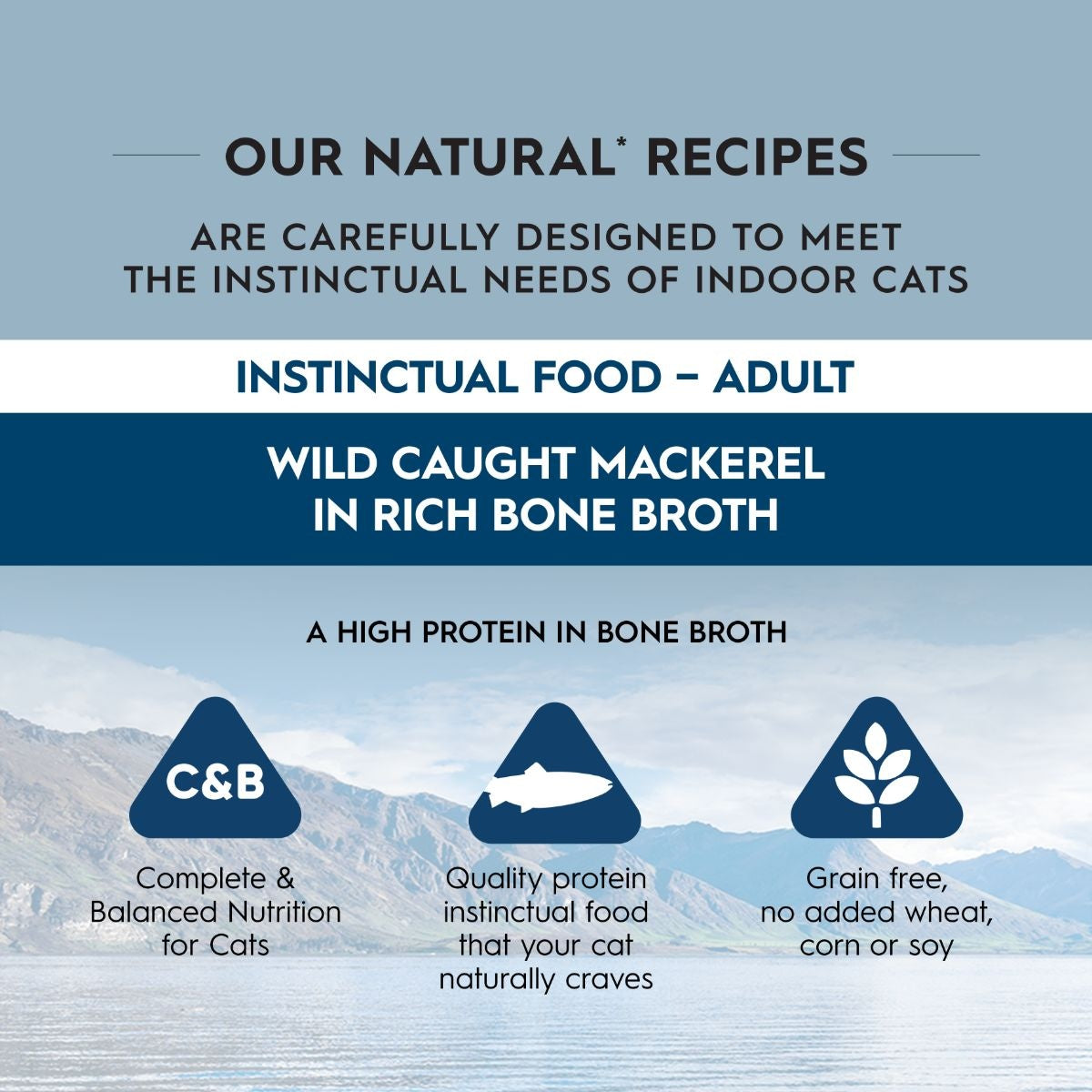 Trilogy Adult Mackerel in Bone Broth Wet Cat Food