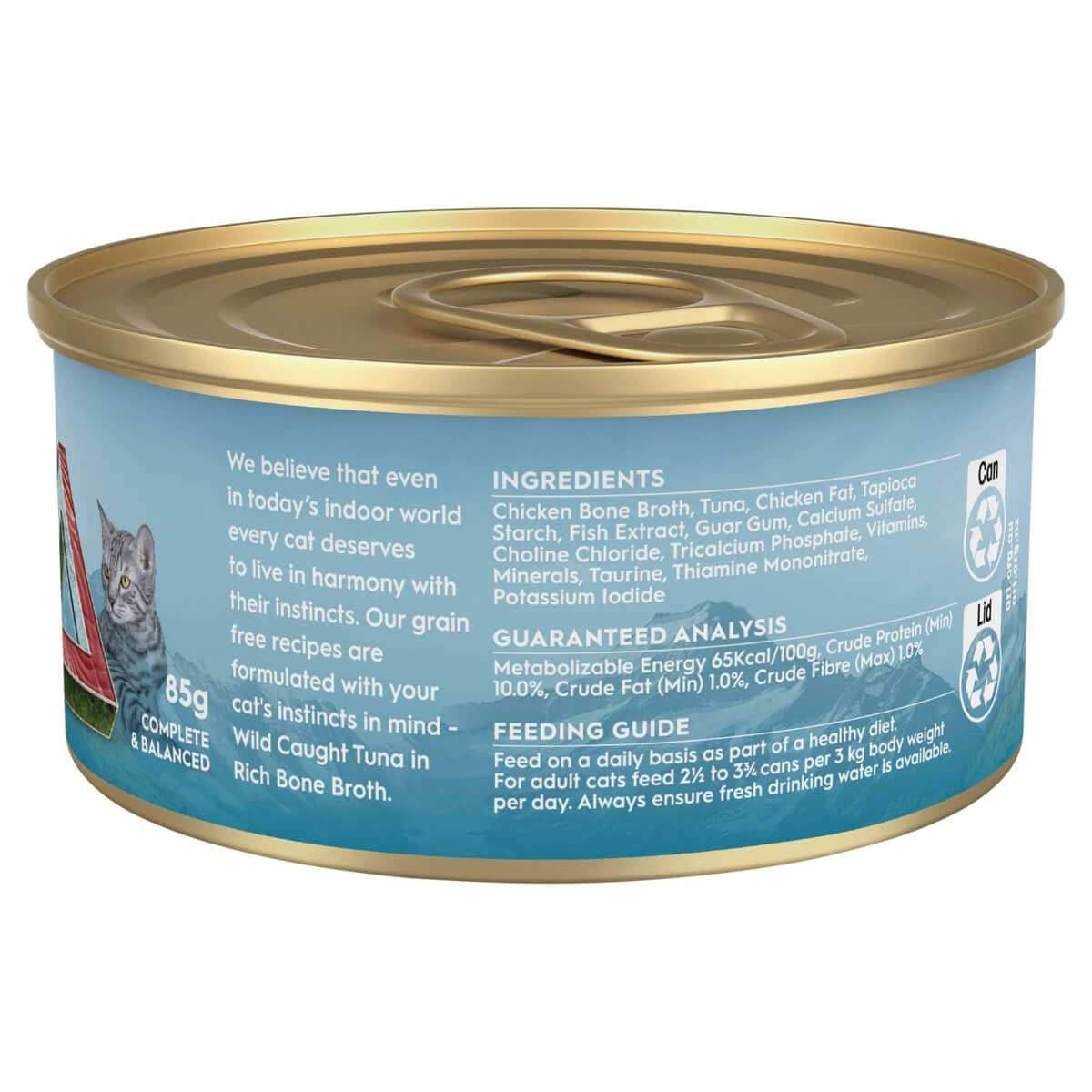 Trilogy Adult Wild Caught Tuna in Bone Broth Wet Cat Food