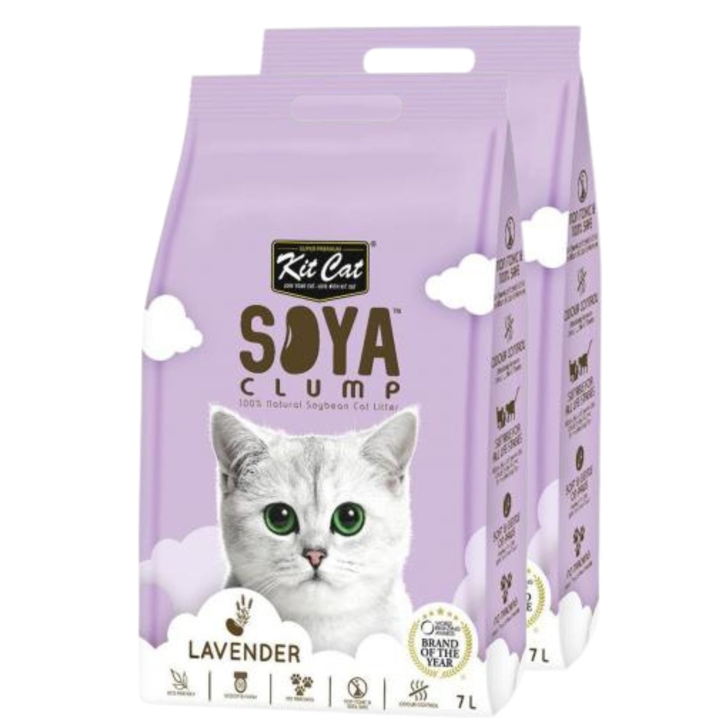 Kit Cat Soya Lavender Clumping Tofu Cat Litter