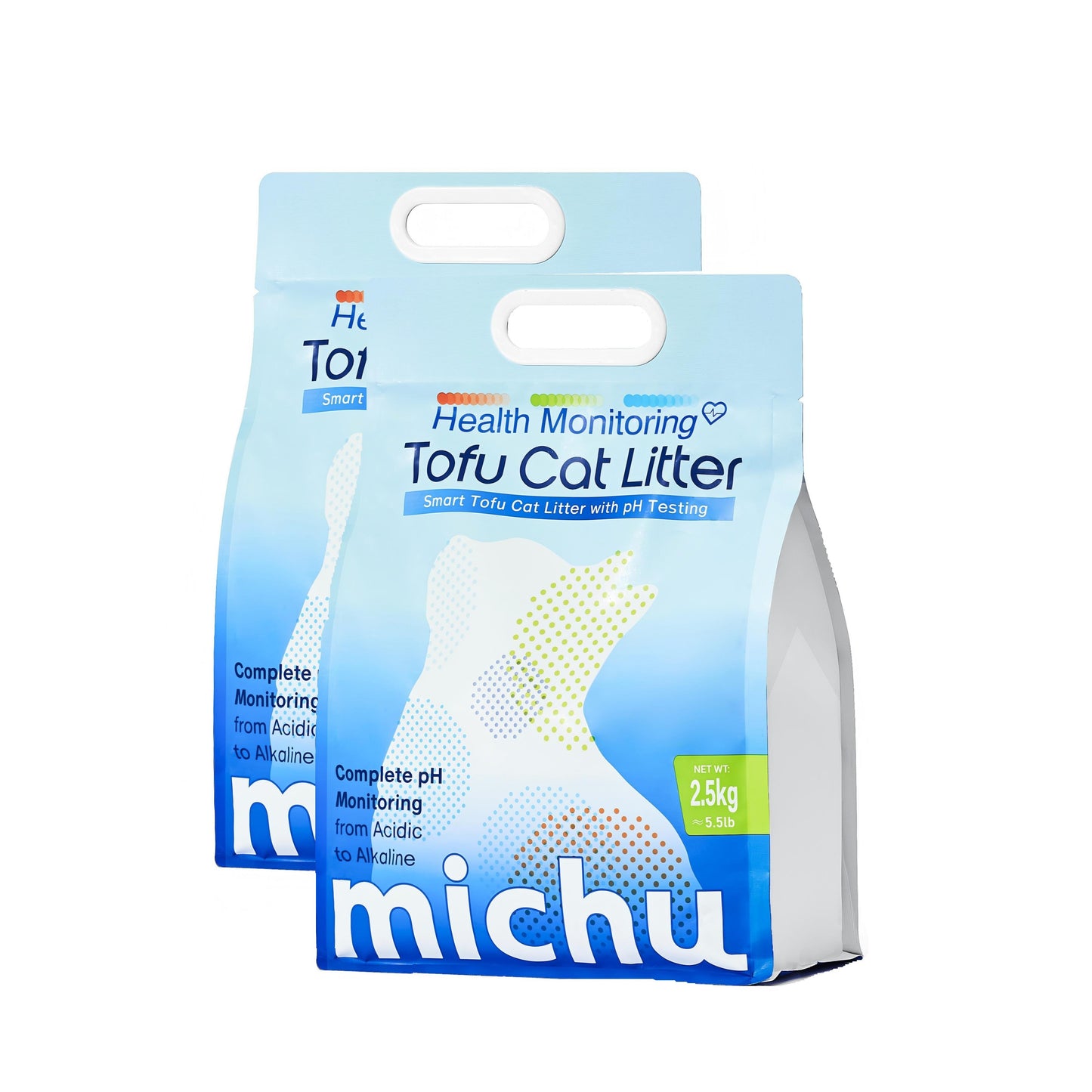 Michu Health Monitoring Tofu Cat Litter