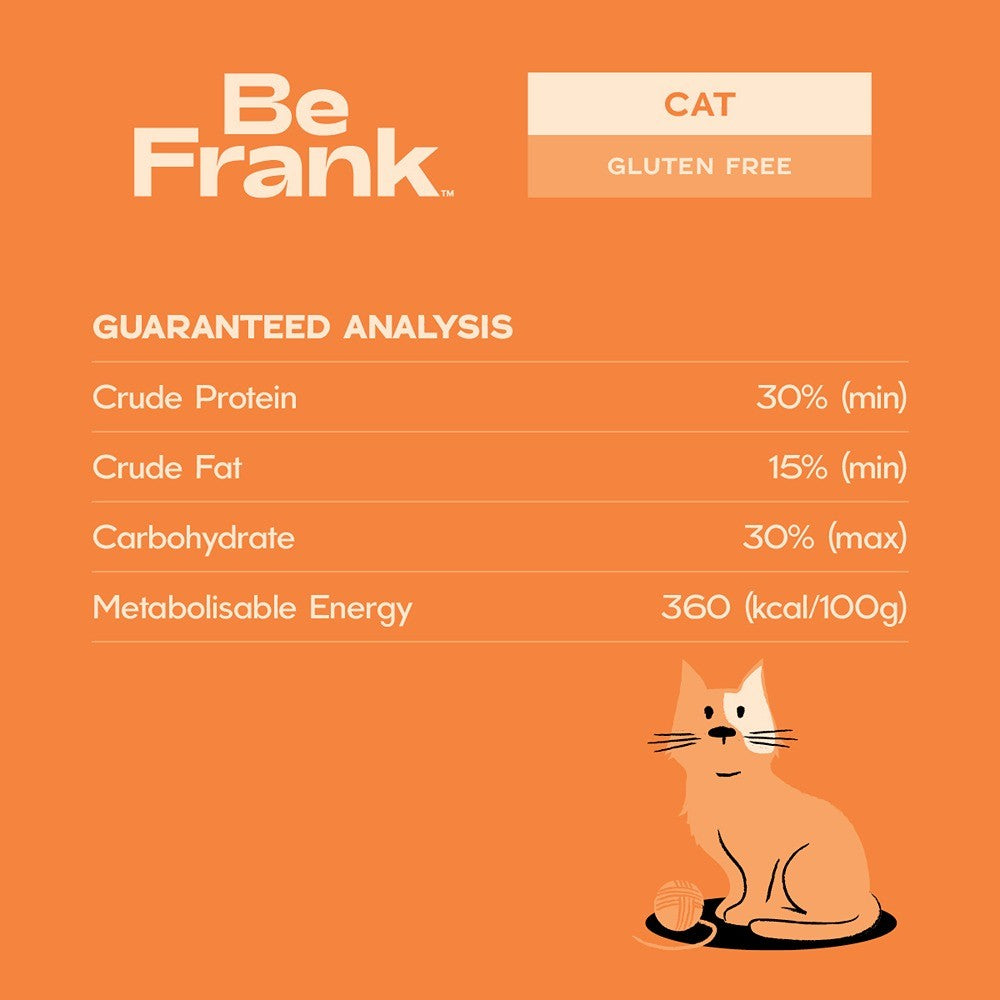 Be Frank Grain Free Kangaroo & Turkey/Chicken Dry & Wet Cat Food Bundle