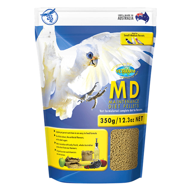Vetafarm Parrot Pellets Maintenance Diet Bird Food 350g