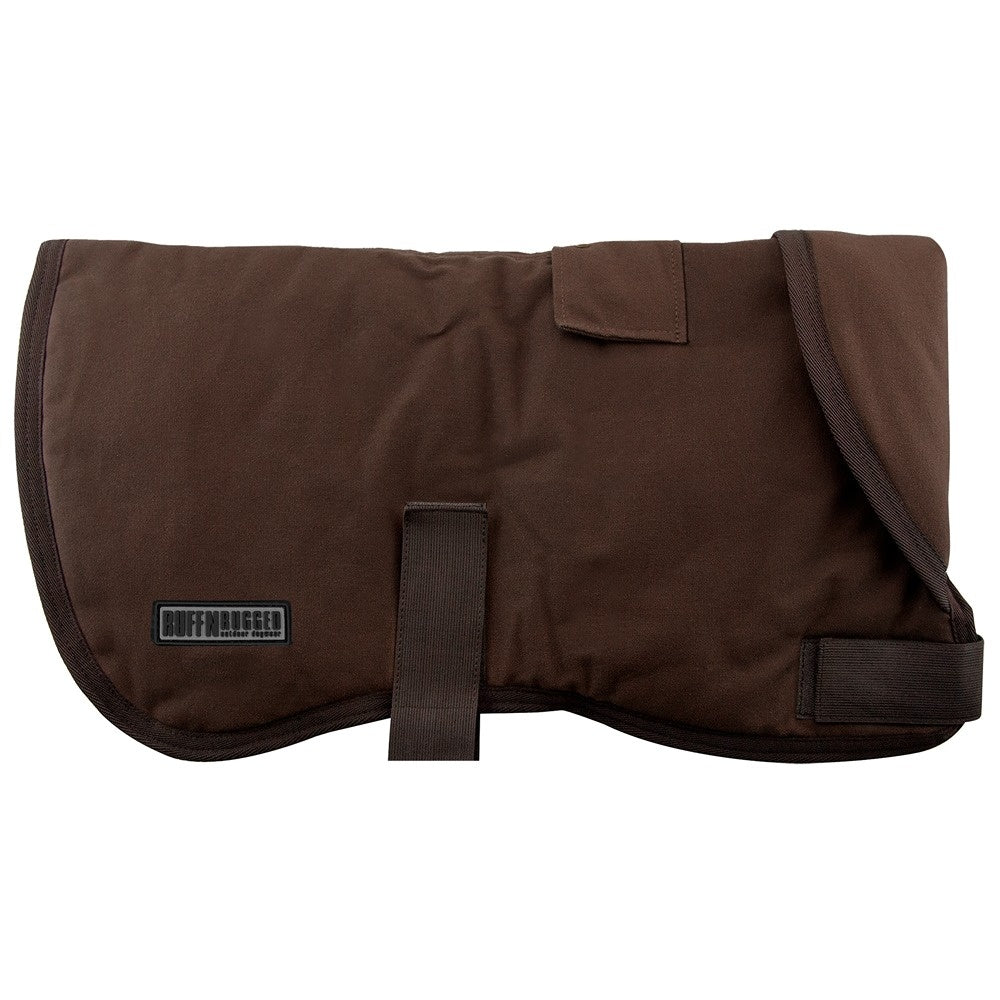 Ruff n Rugged Canvas Dog Coat Brown