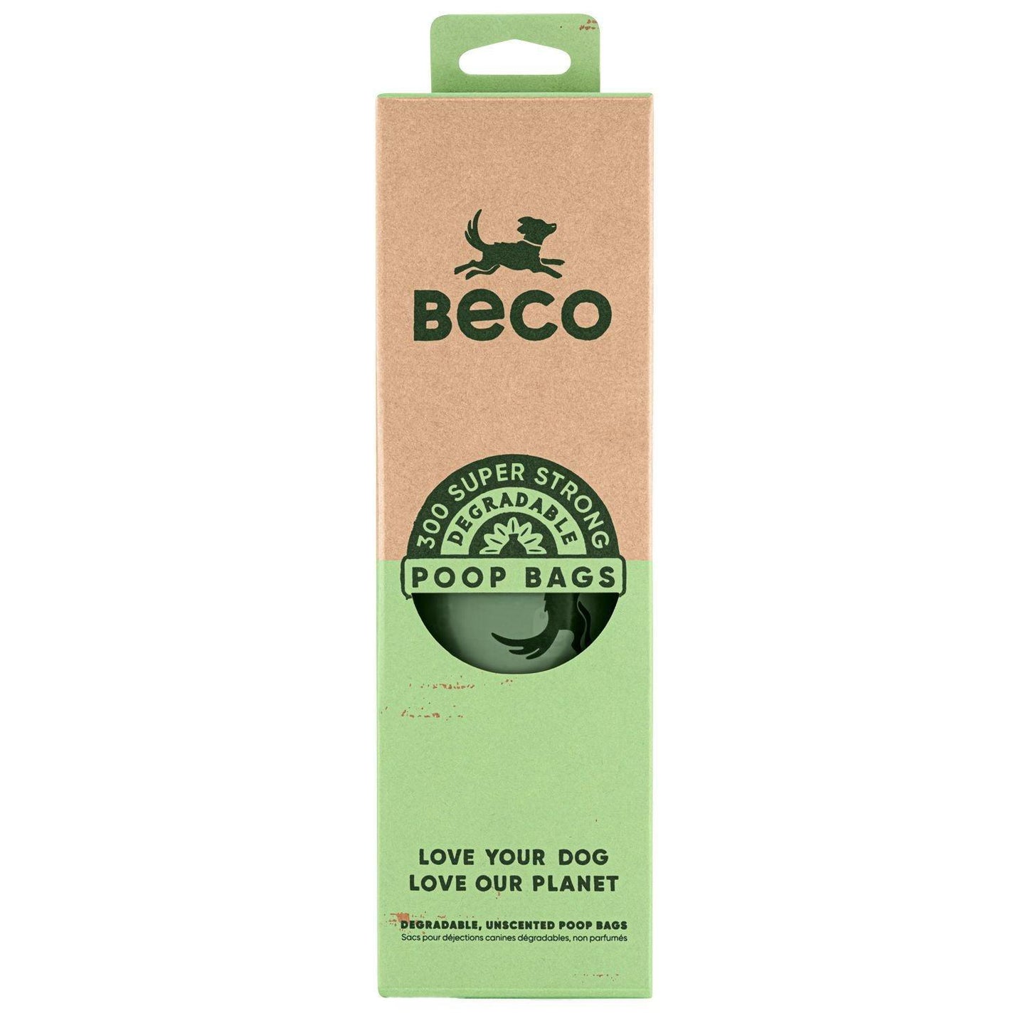 Beco Unscented Poop Bags 300pk Roll