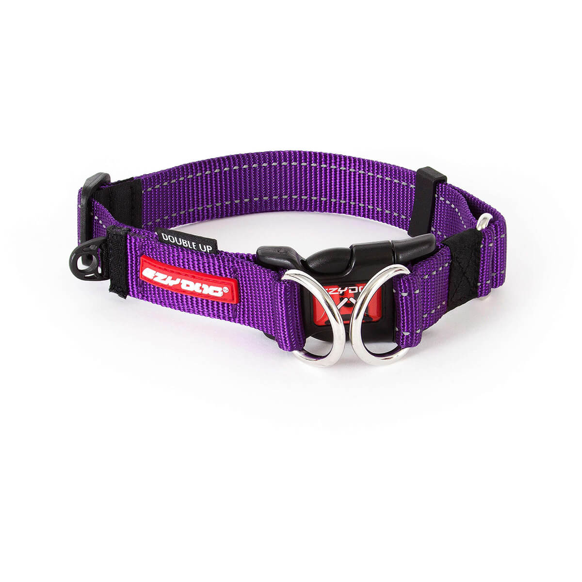 EzyDog Double Up Dog Collar Purple