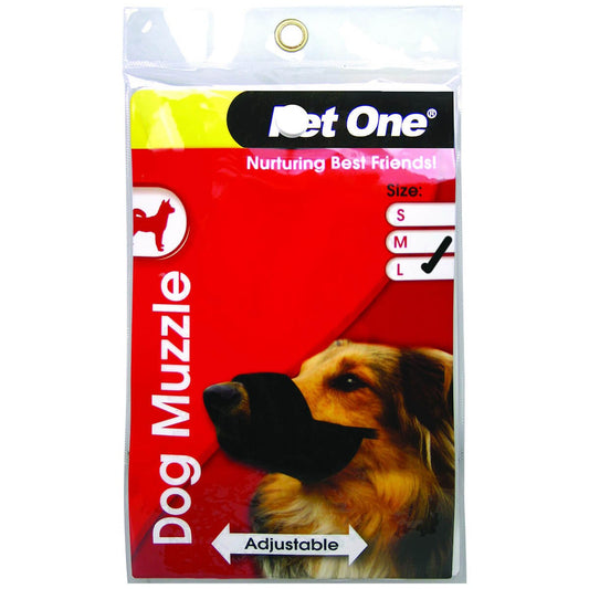 Pet One Nylon Adjustable Dog Muzzle