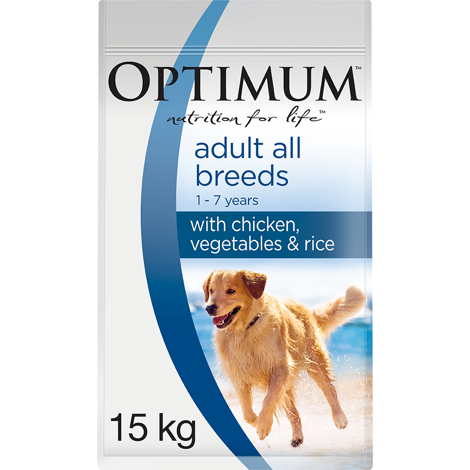 Optimum Adult Chicken, Vegetables & Rice Dry Dog Food