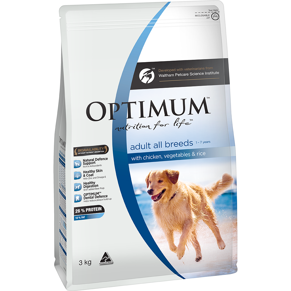 Optimum Adult Chicken, Vegetables & Rice Dry Dog Food
