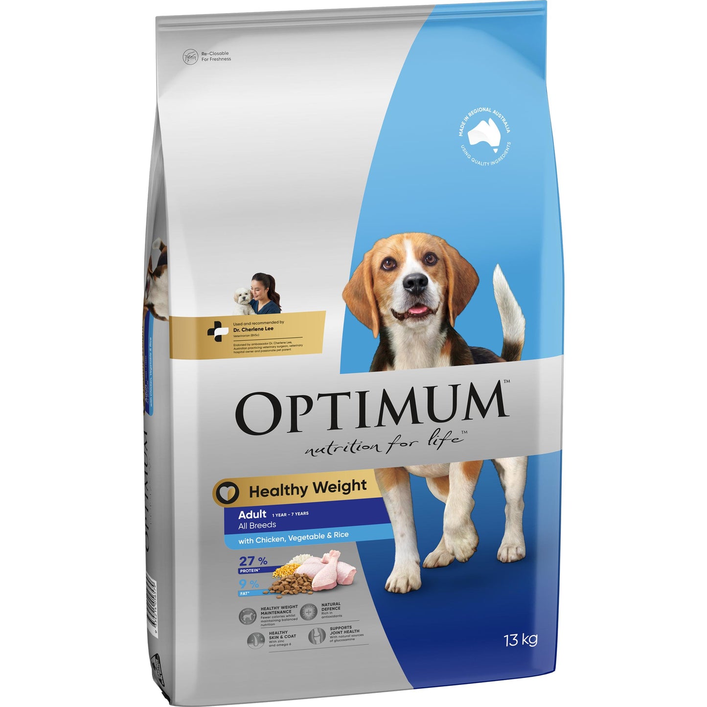 Optimum Healthy Weight Adult Chicken, Vegetable & Rice Dry Dog Food