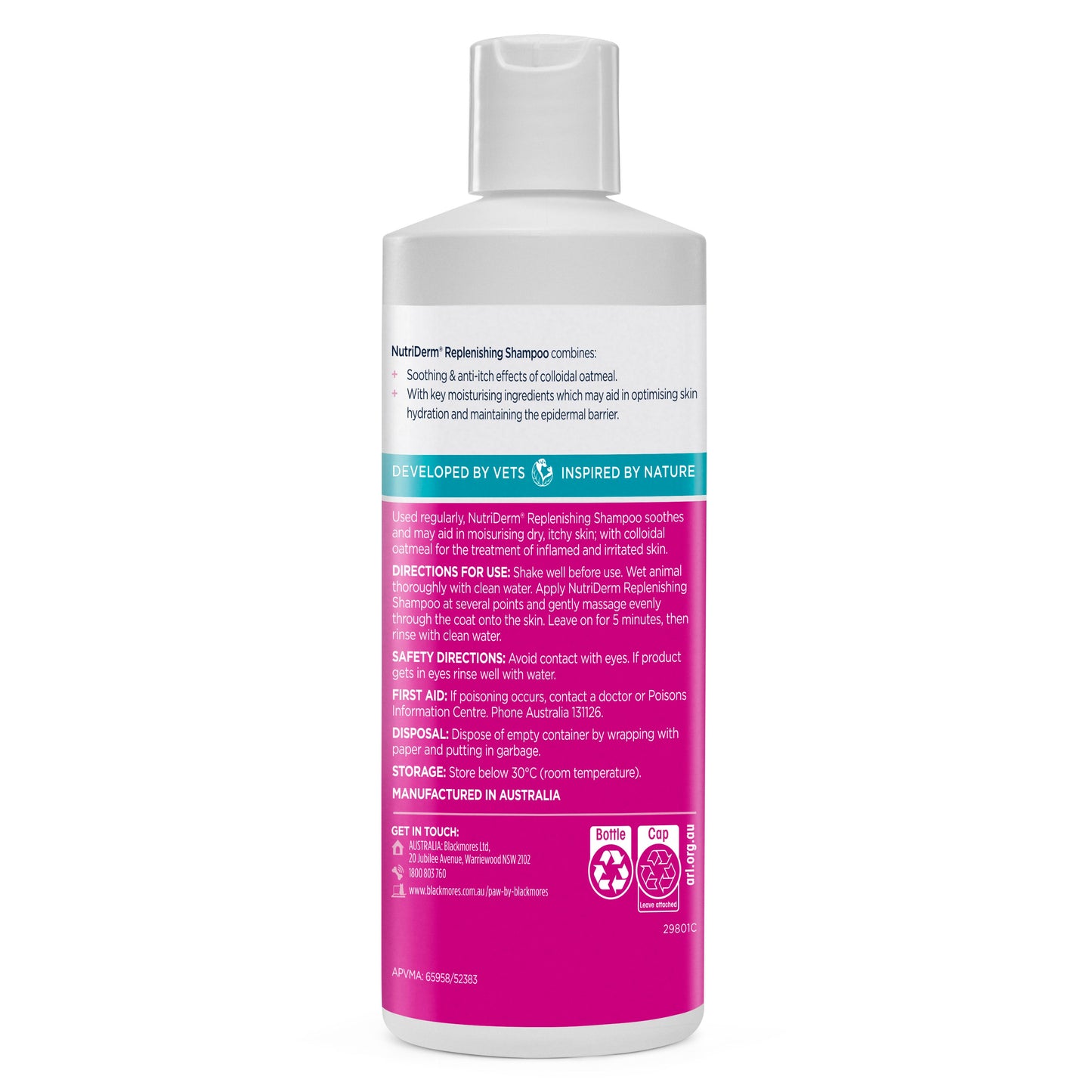 PAW Nutriderm Shampoo 500ml
