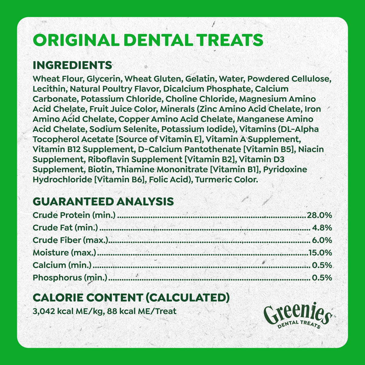 Greenies Regular Medium Breed Original Dental Dog Treats