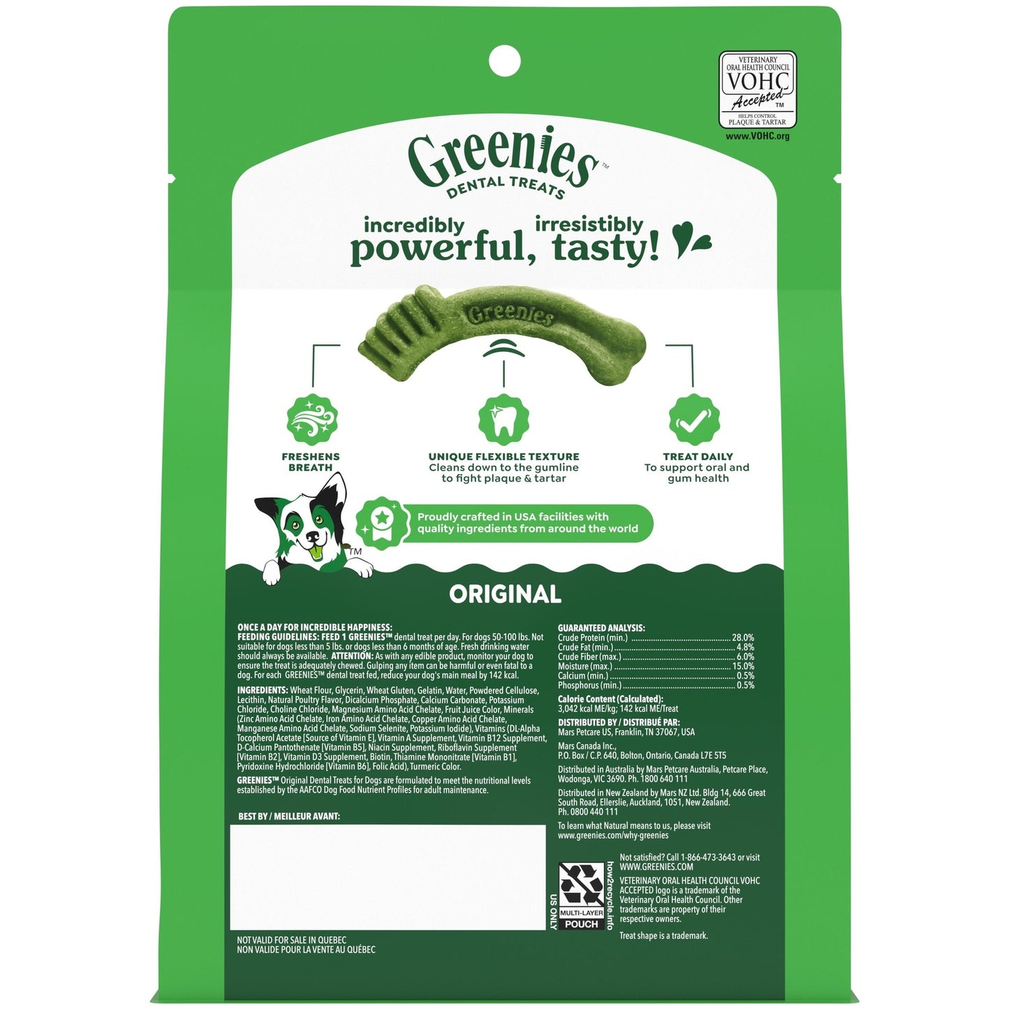 Greenies Large Breed Original Dental Dog Treats
