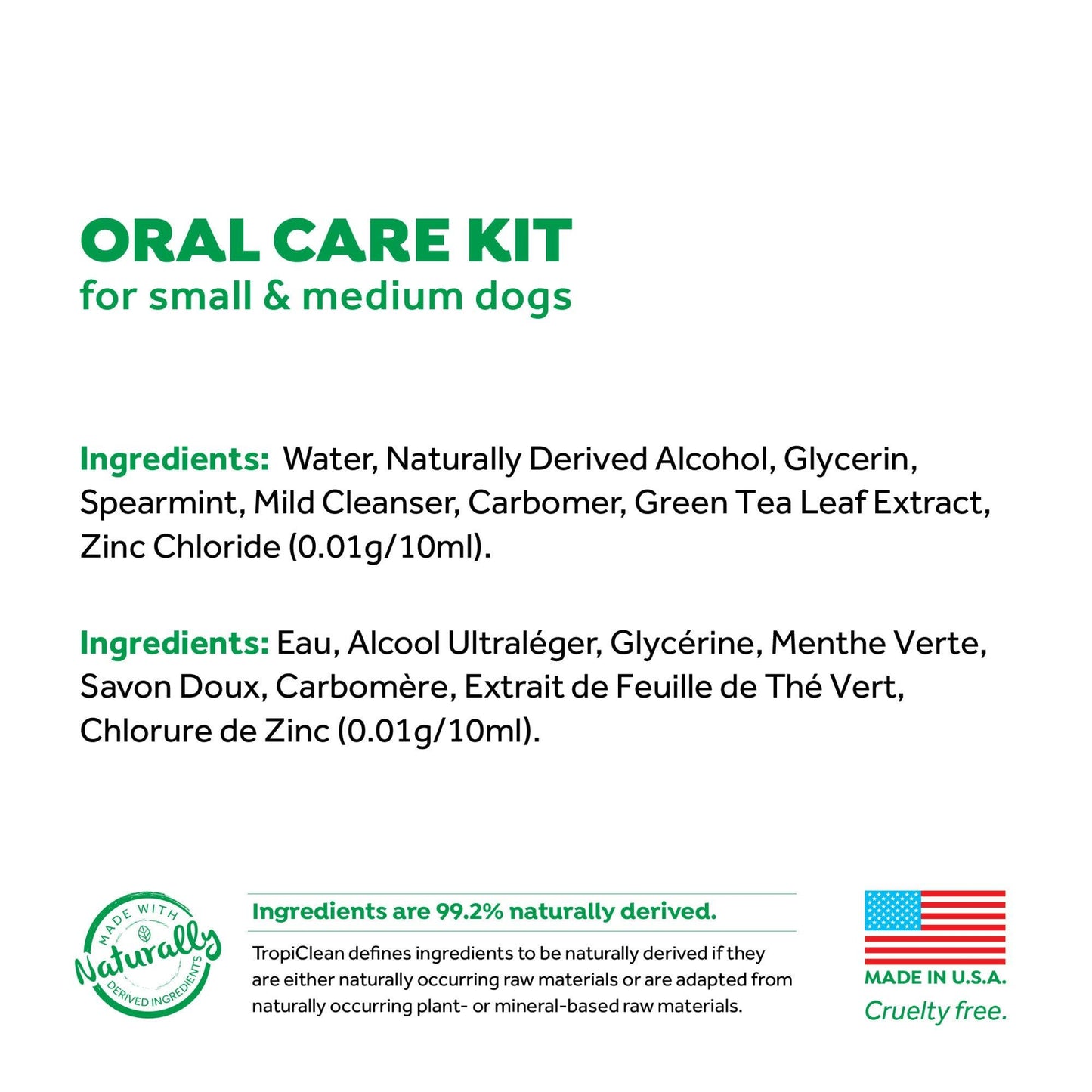 Tropiclean Fresh Breath Oral Care Kit