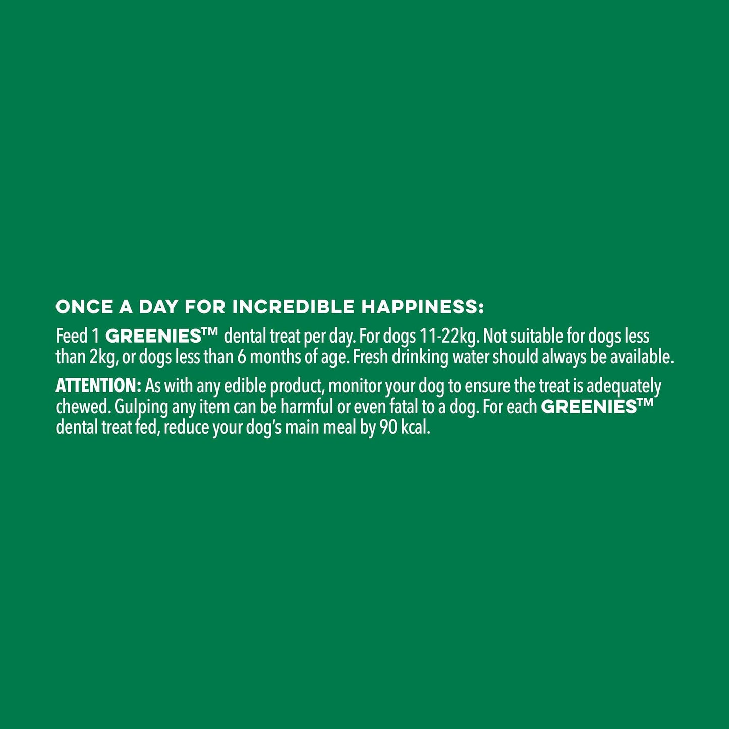 Greenies Freshmint Regular Chews Dog Dental Treats