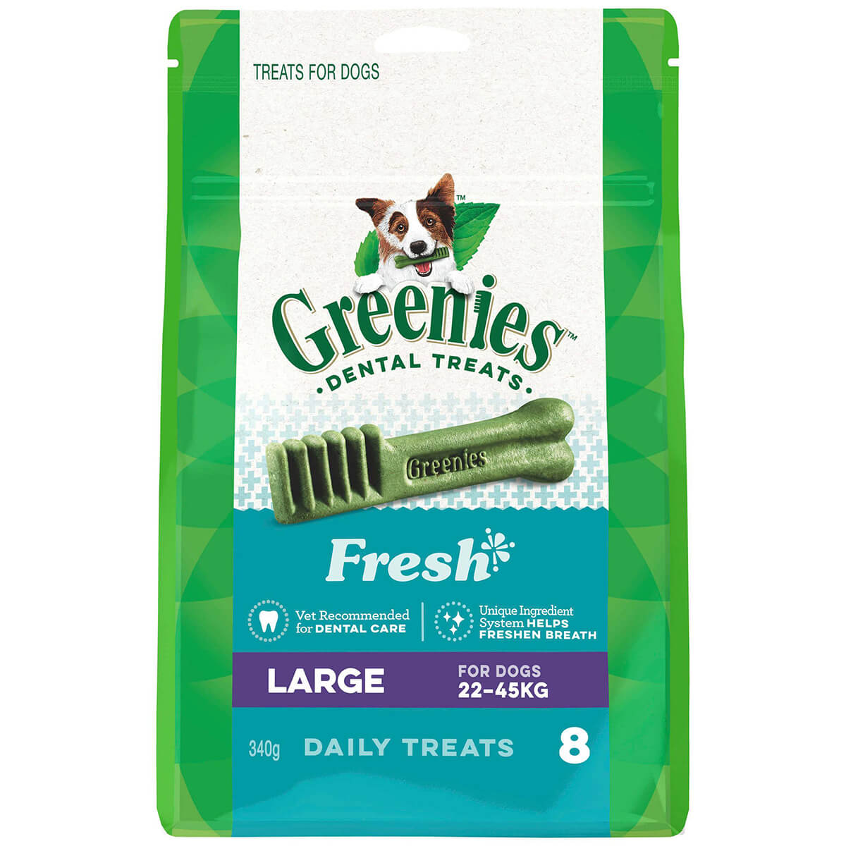 Greenies Freshmint Large Chews Dog Dental Treats
