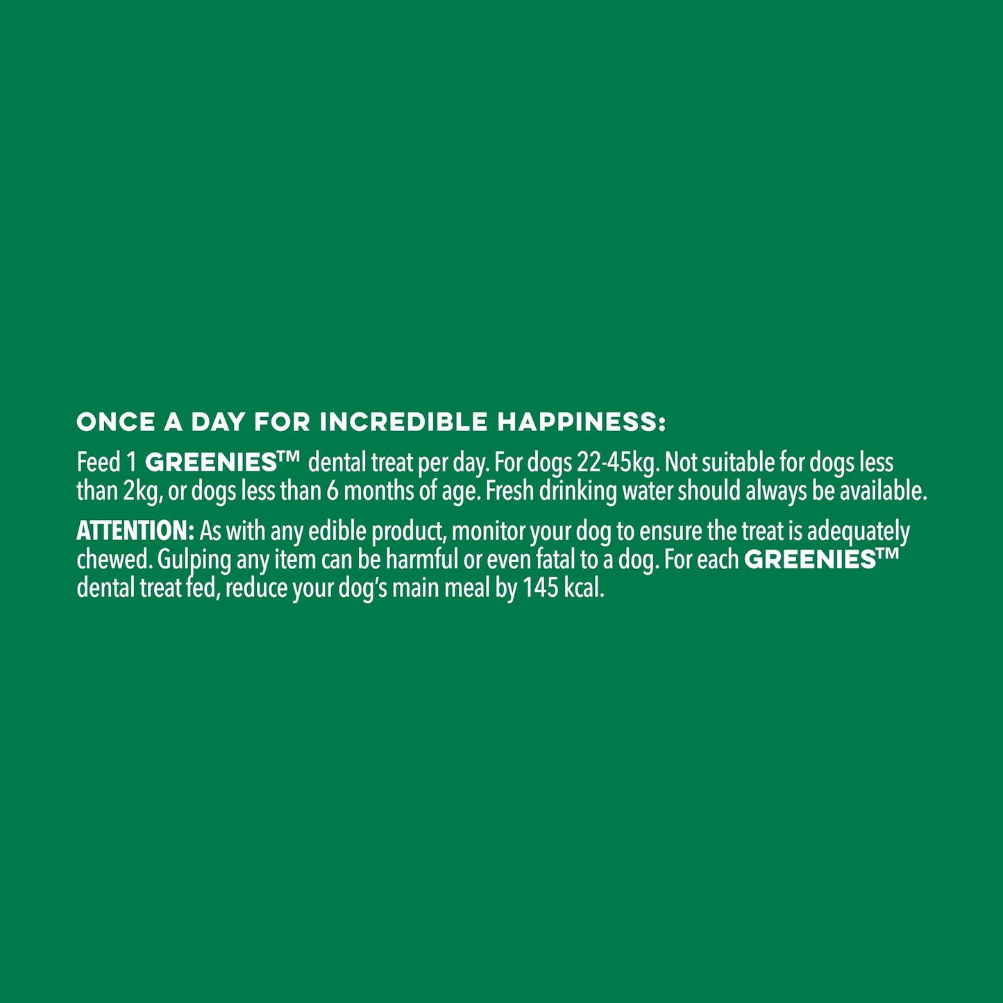 Greenies Freshmint Large Chews Dog Dental Treats