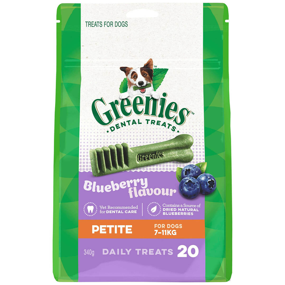 Greenies Blueberry Petite Chews Dog Dental Treats