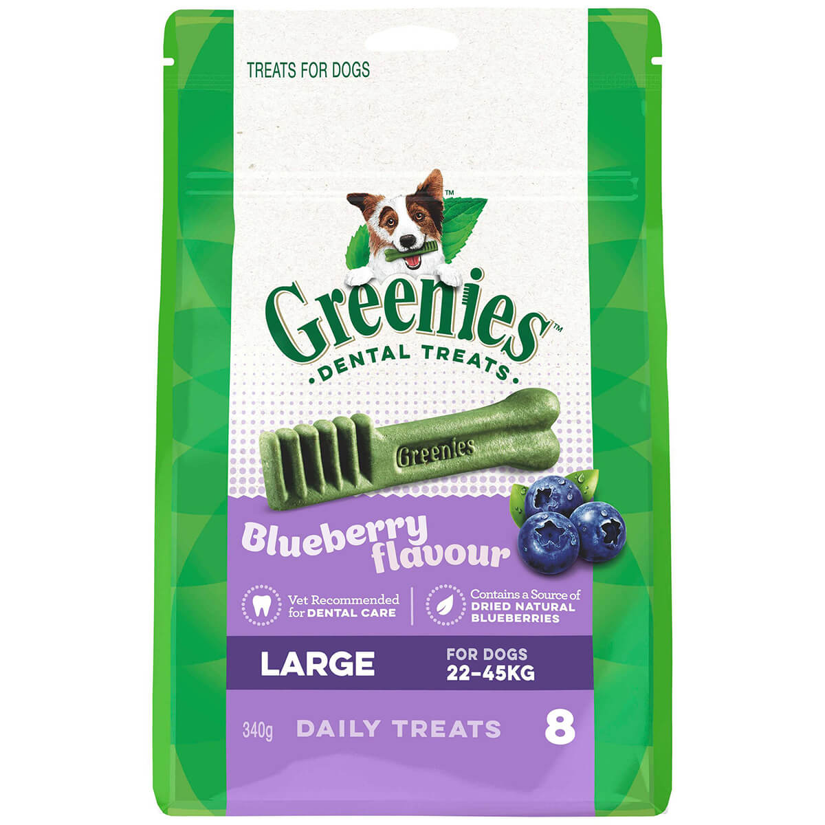 Greenies Blueberry Large Chews Dog Dental Treats