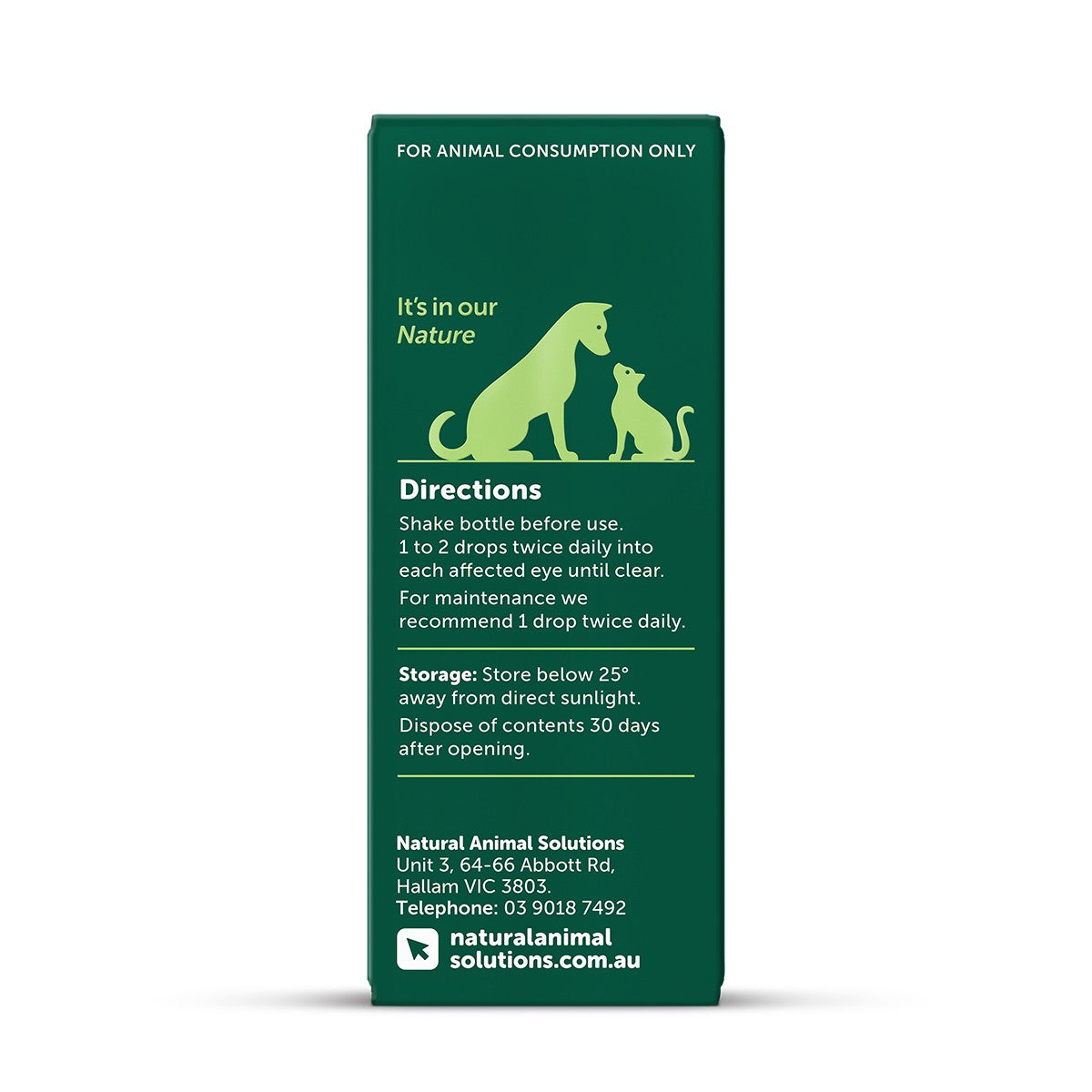 NAS Dog & Cat Eye Clear Drops