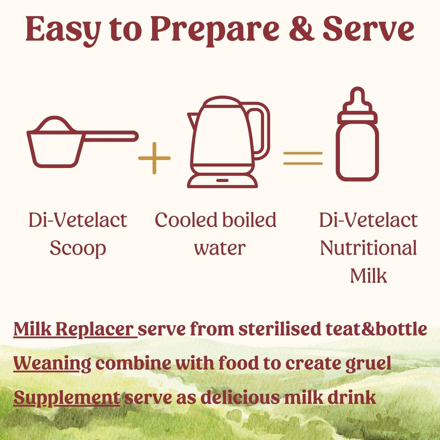 Di-Vetelact Low Lactose Milk Replacer