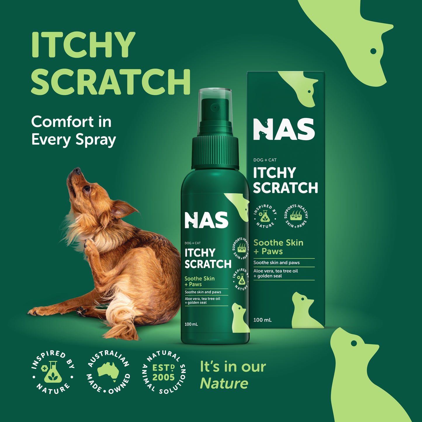 Natural Animal Solutions Itchy Scratch