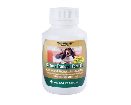 Vetalogica Canine Tranquil Formula for Dogs 120 Chewable Tablets