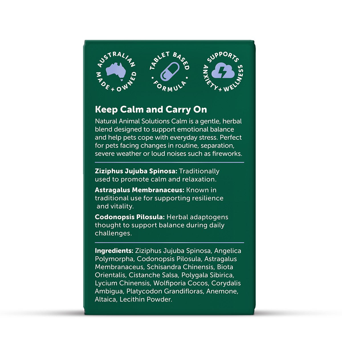 NAS Calm Dog & Cat Supplement