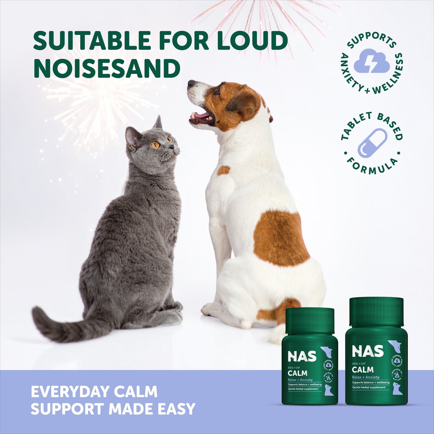 NAS Calm Dog & Cat Supplement